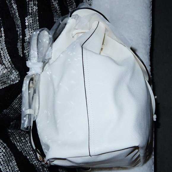 Large white backpack